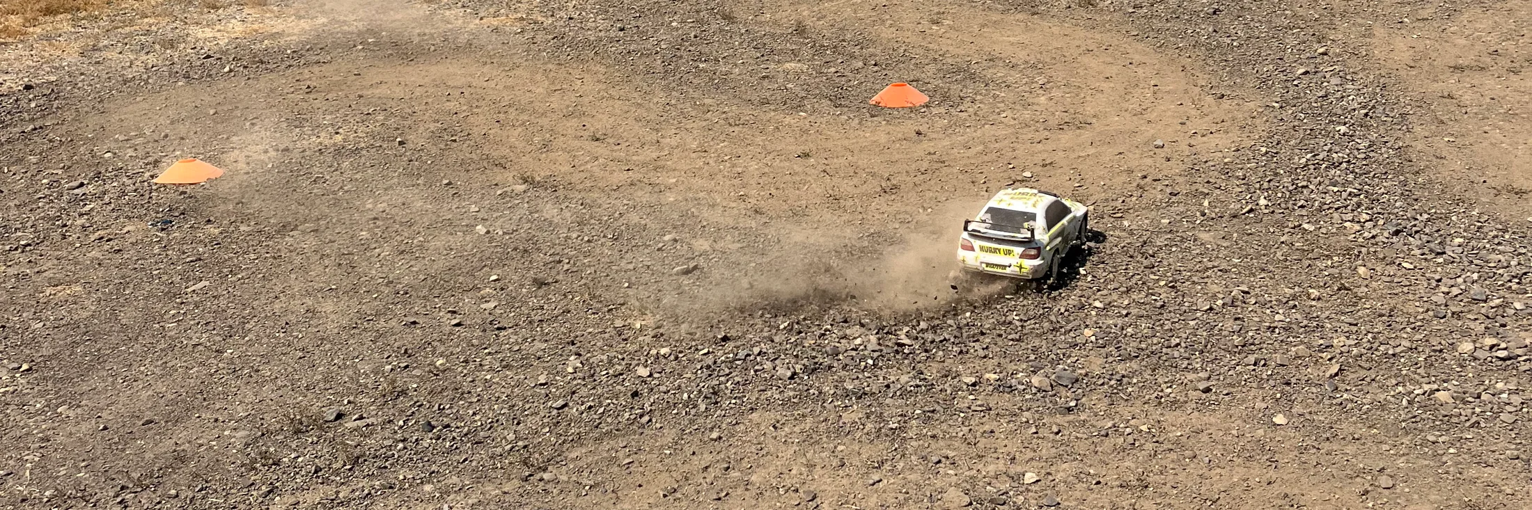 RC rally photography: Wyeth Gravel 3x1